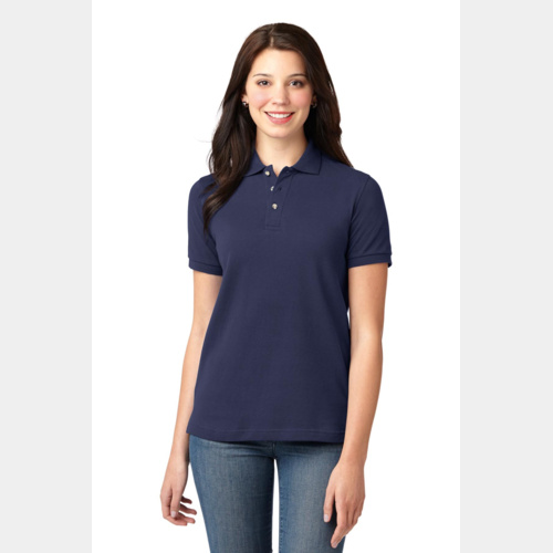 Women's Heavyweight Cotton Pique Polo Miniatura