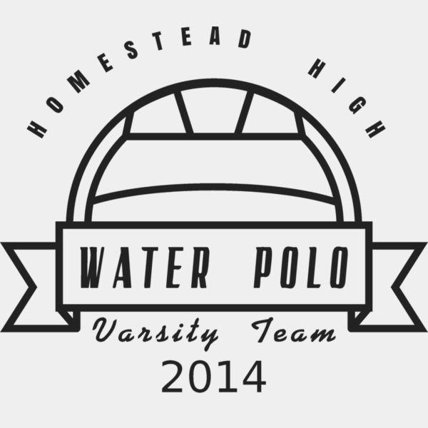Water Polo Template DNT001 BW Miniatura
