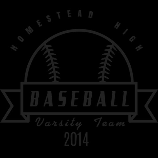 Baseball Template DNT001 BW Miniatura
