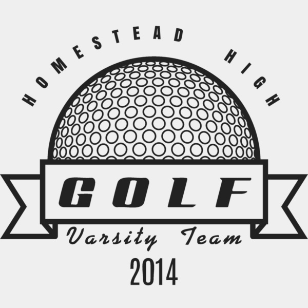Golf Template DNT001 BW Miniatura