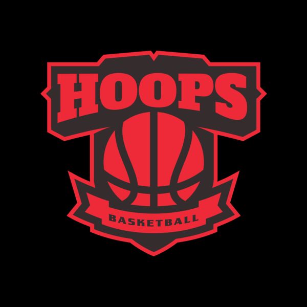 Hoops Basketball logo template  Miniatura