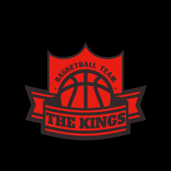 The Kings Basketball team Logo Template Miniatura