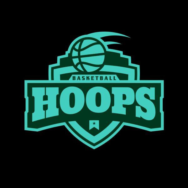 Hoops Basketball logo template 02 Miniatura