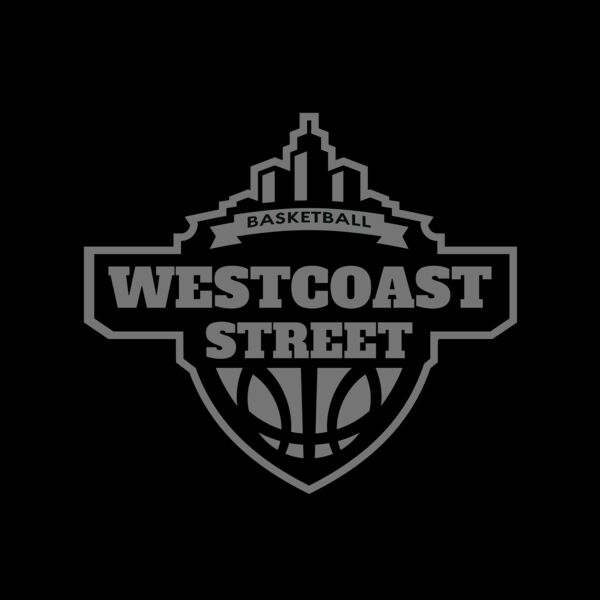 Westcoast Street Basketball League logo template Miniatura