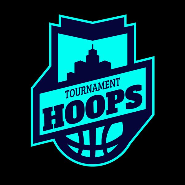 Hoops Tournament Basketball logo template Miniatura