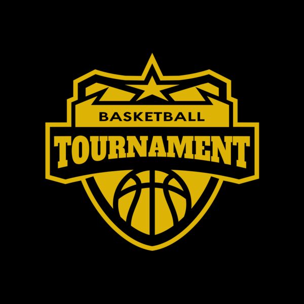 Tournament Basketball logo template 02 Miniatura