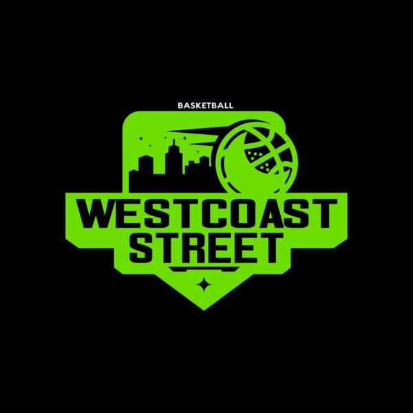 Westcoast Street Basketball logo template Miniatura