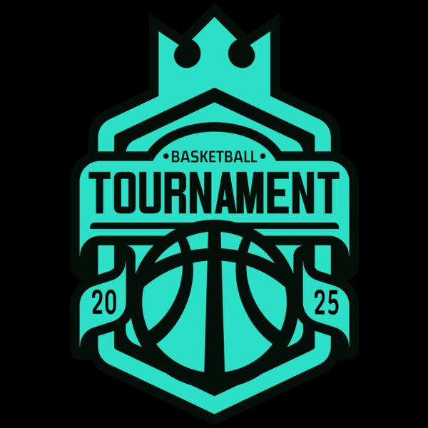 Tournament Basketball logo template 03 Miniatura