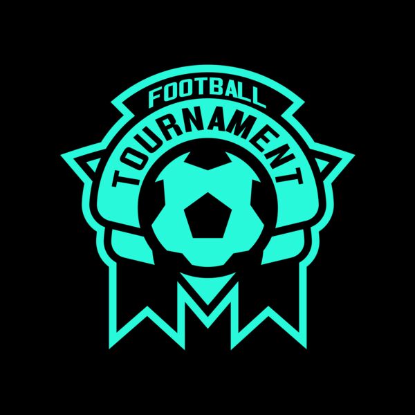 Tournament Football logo template Miniatura