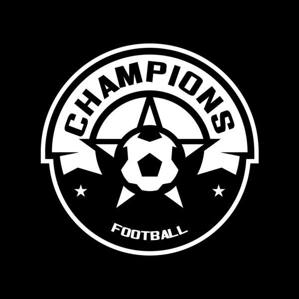 Champions Football logo template Miniatura