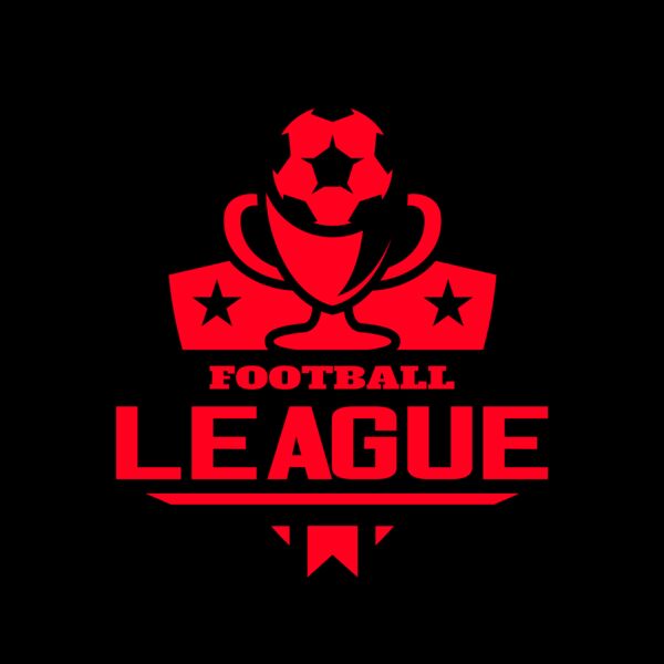 League Football logo template Miniatura
