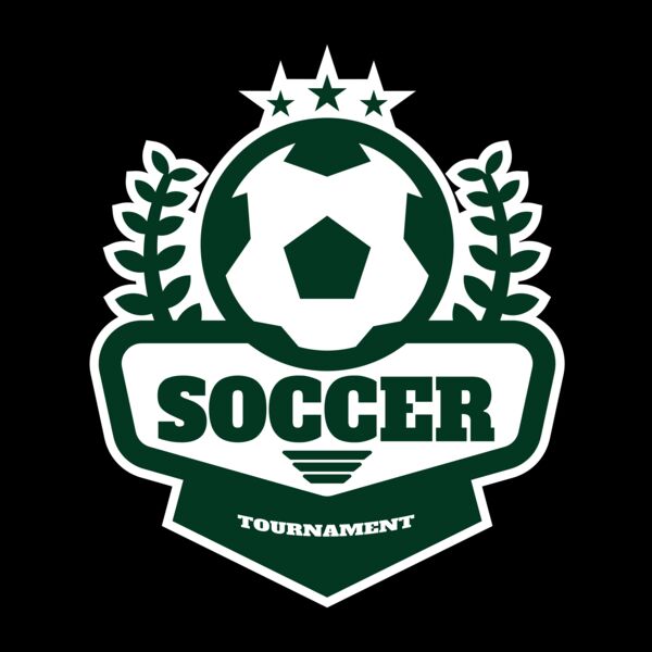 Soccer Tournament logo template Miniatura