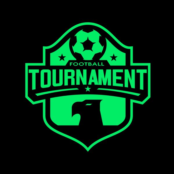 Tournament Football logo template 02 Miniatura