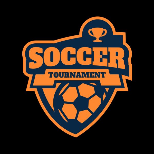 Soccer Tournament league logo template Miniatura