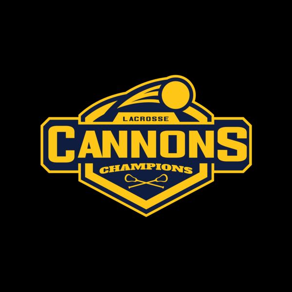 Cannons Champions Lacrosse Logo Template Miniatura