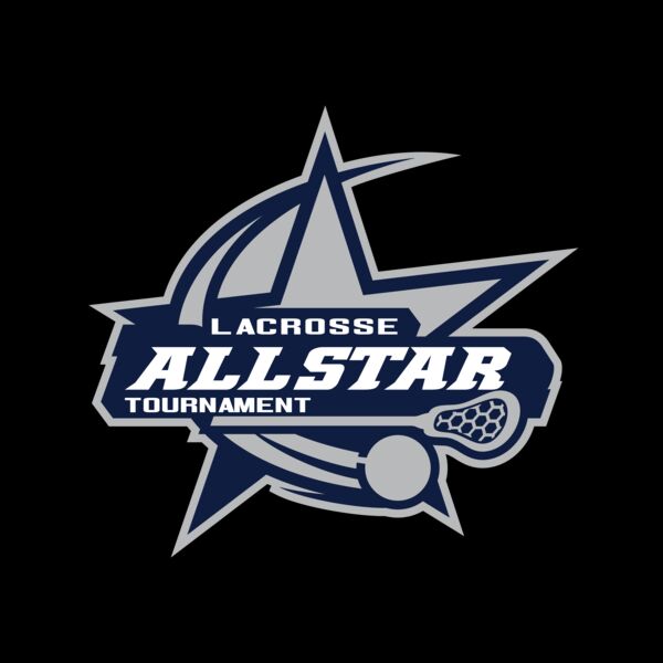 Allstar Tournament Lacrosse Logo Template 02 Miniatura