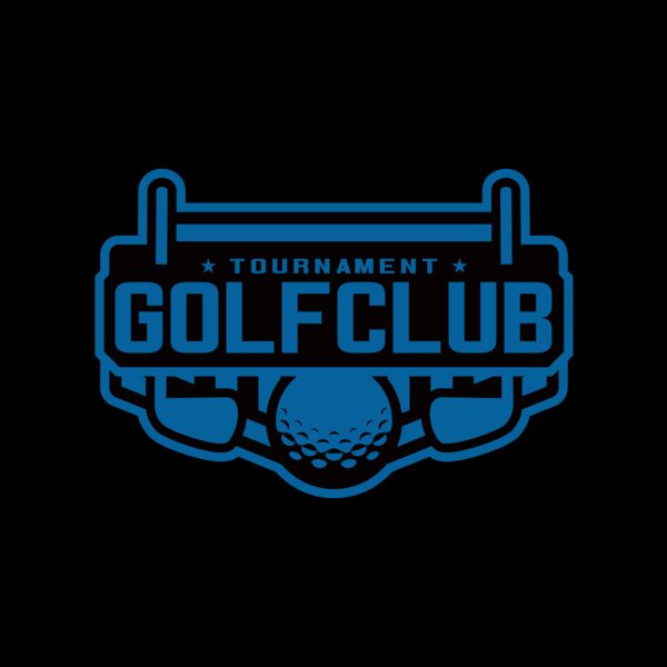 Golf club Tournament logo template Miniatura