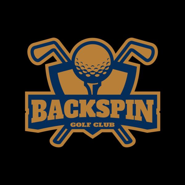Backspin Golf Club logo template Miniatura