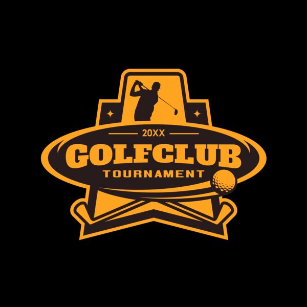 Golf club Tournament logo template 05 Miniatura