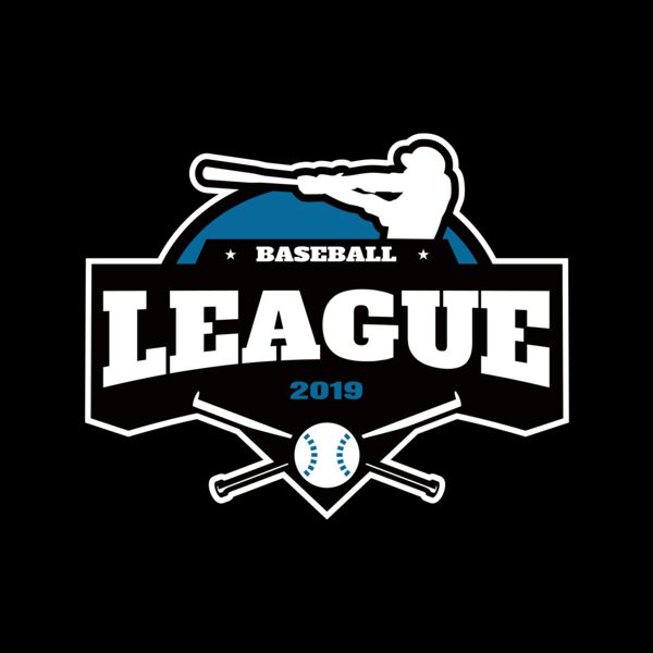 League Baseball logo 01 Miniatura