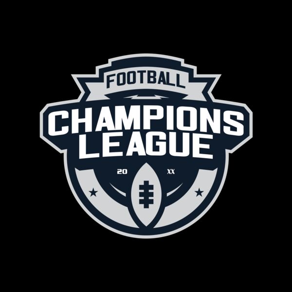 Champions League Football logo template Miniatura