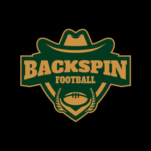 Backspin Football logo template Miniatura