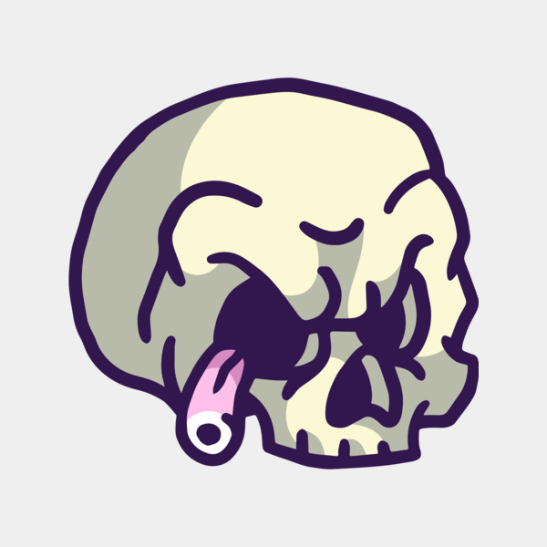 Elements Skulls logo template 66 Miniatura