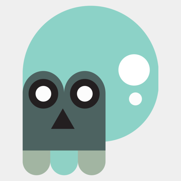 Elements Skulls logo template 123 Miniatura