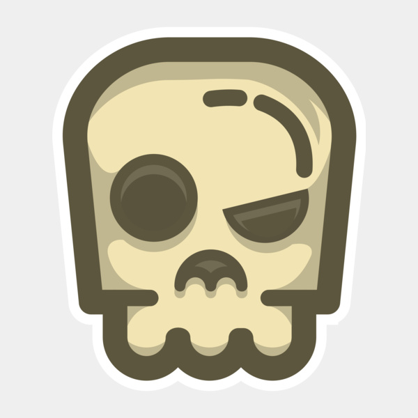 Elements Skulls logo template 131 Miniatura