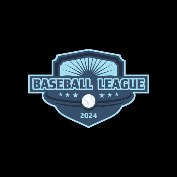 Baseball League Logo 01 Miniatura