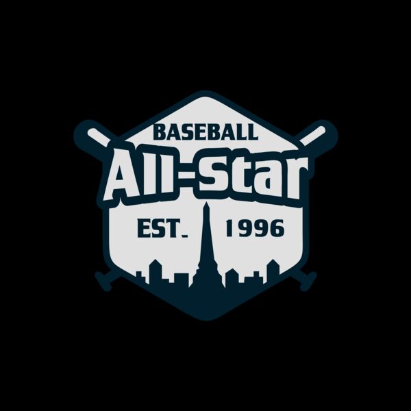 Baseball Logo Team 03 Miniatura