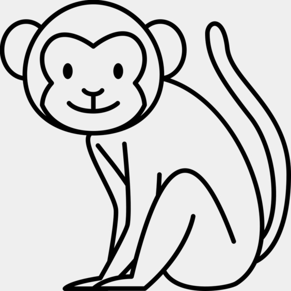 Monkey   Clipart 3 Miniatura