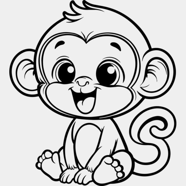 Monkey   Clipart 4 Miniatura