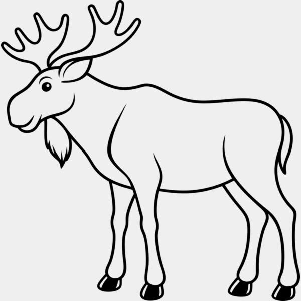 Moose   Clipart 3 Miniatura