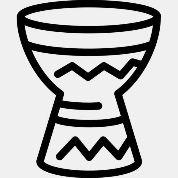 African Drum Miniatura