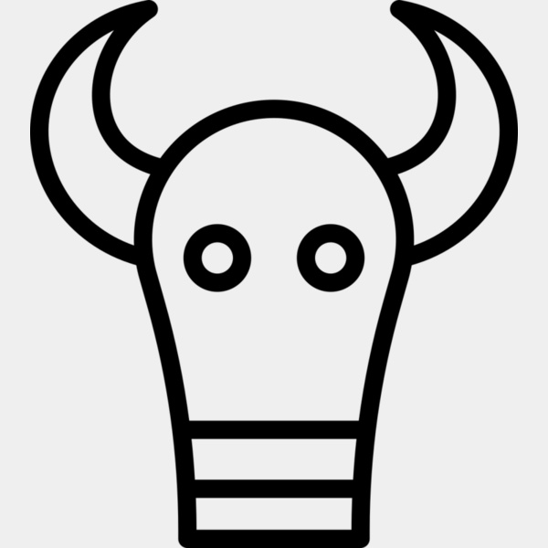 Bull Head Symbol Miniatura