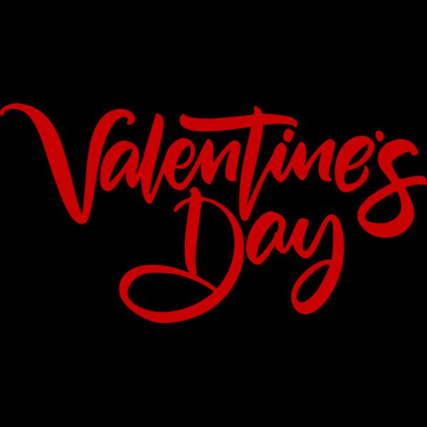 Red Valentines Day Text Miniatura