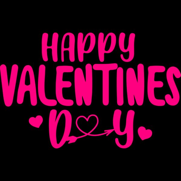 Pink Valentines Day Text Miniatura