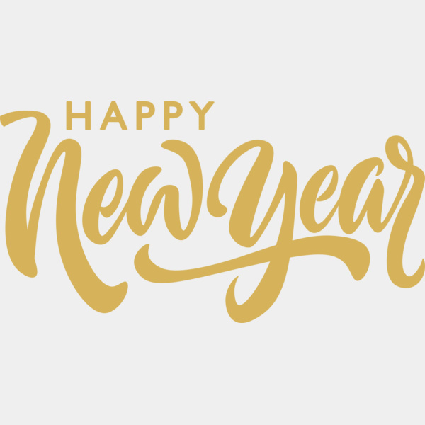 Happy New Year Gold Thumbnail