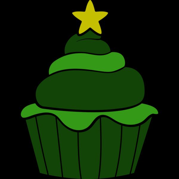 Christmas Tree Cupcake Miniatura