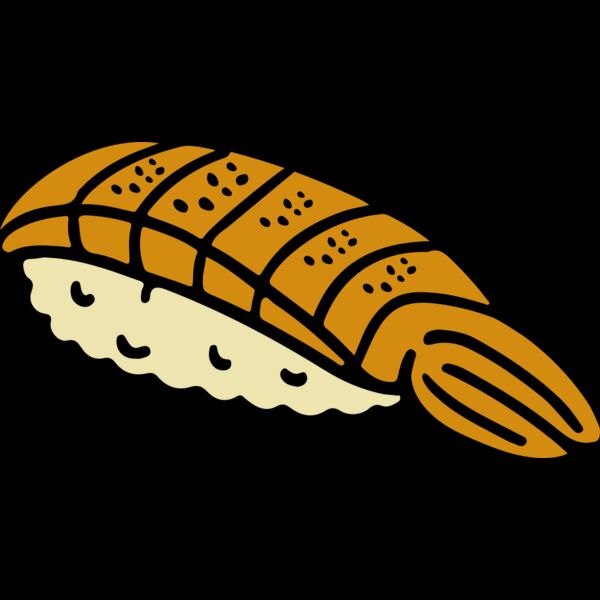 Ebi Shrimp Sushi Miniatura