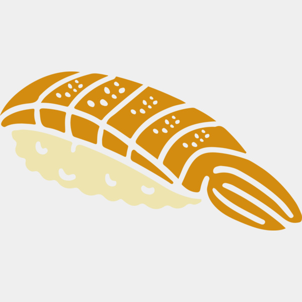 Ebi Shrimp Sushi Miniatura