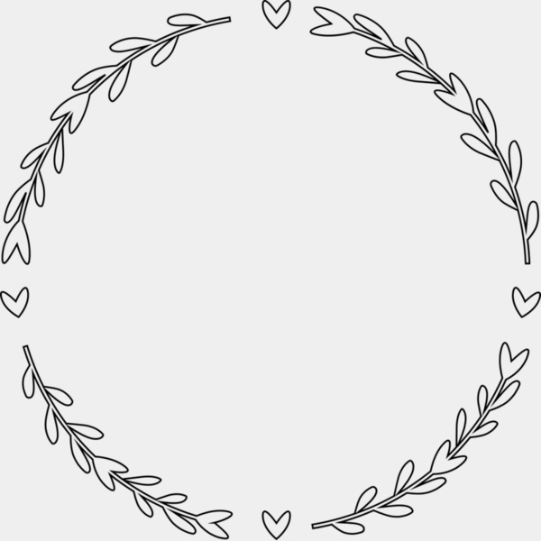 Floral Wreath Frame Thumbnail