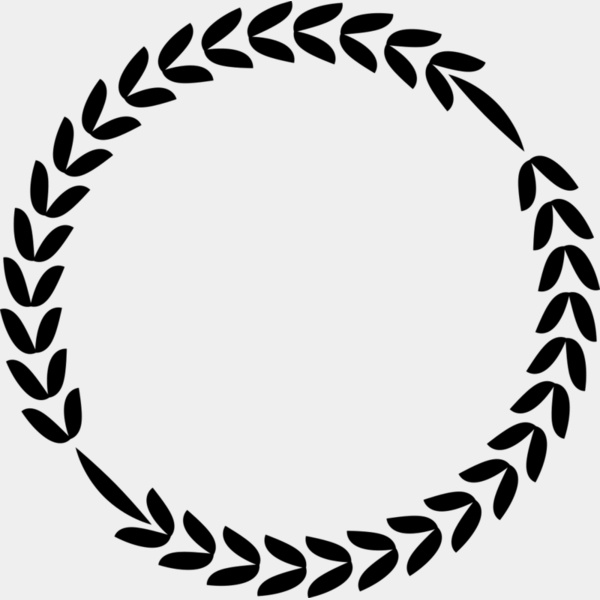 Laurel Leaf Circle Wreath Thumbnail