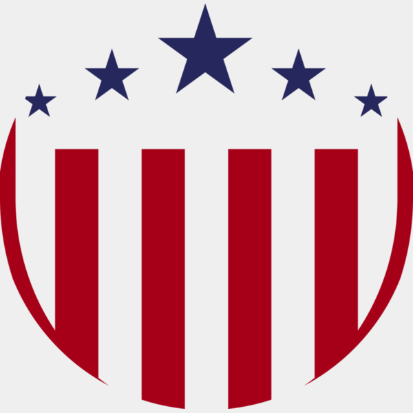 Round Patriotic Shield Thumbnail