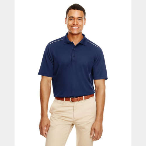 Men's Radiant Performance Piqué Polo with Reflective Piping Miniatura