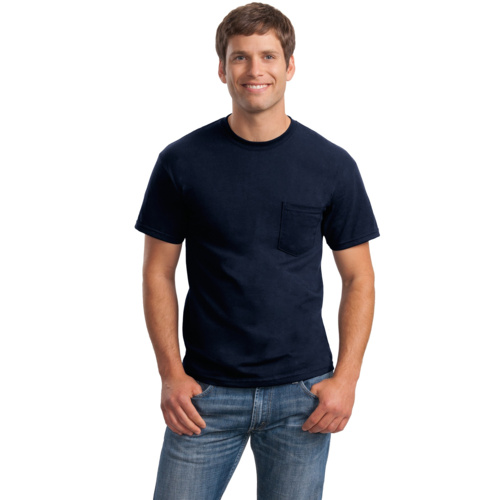 Ultra Cotton ® 100% US Cotton T Shirt with Pocket Miniatura