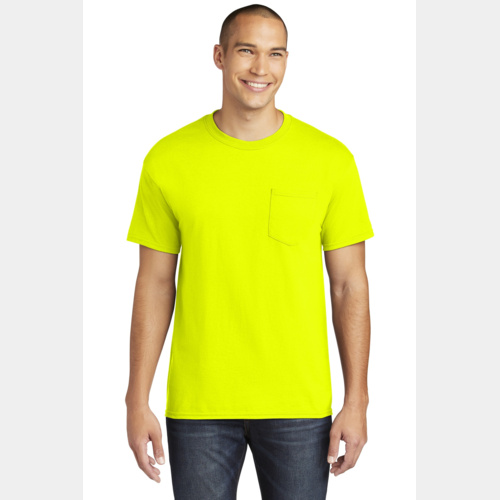 Heavy Cotton 100% Cotton Pocket T Shirt Thumbnail