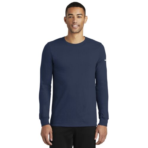 Dri FIT Cotton/Poly Long Sleeve Tee Miniatura