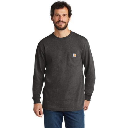 Workwear Pocket Long Sleeve T Shirt Miniatura